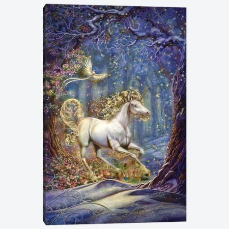 Unicorn Canvas Print #MPK20} by Myles Pinkney Canvas Art