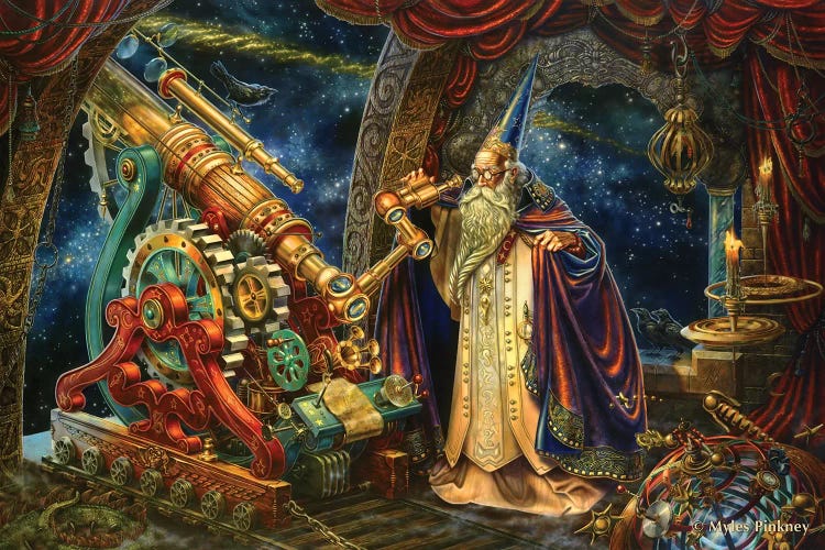 The Astronomer by Myles Pinkney wall art