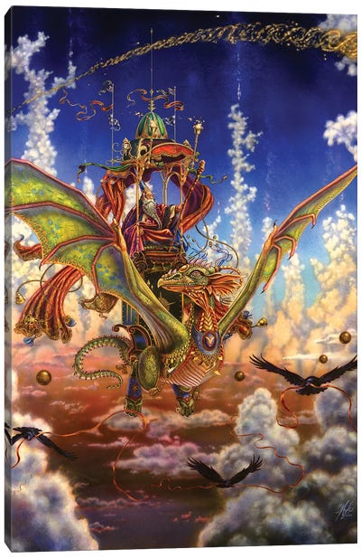 Dragon Flight Canvas Art Print