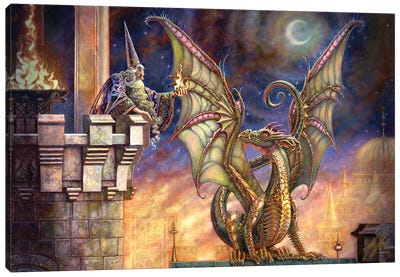 Dragon's Fire I Canvas Art Print
