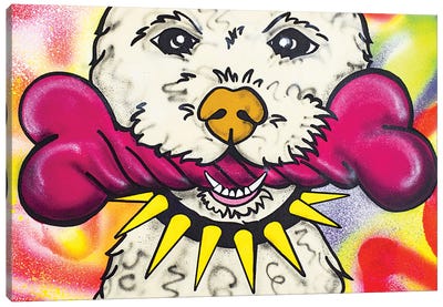 Oss-So Canvas Art Print - Poodle Art