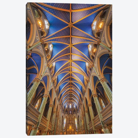 Notre-Dame Cathedral Basilica Canvas Print #MPO168} by Martin Podt Canvas Art