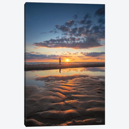 Peaceful Sunset Canvas Print #MPO229} by Martin Podt Art Print