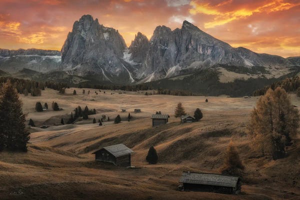 Martin Podt: Seiser Alm Dreamscape by Martin Podt
