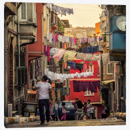 Streets of Istanbul Canvas Print #MPO36} by Martin Podt Canvas Wall Art
