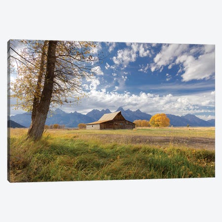 T.A. Moulton Barn, Mormon Row, Grand Teton National Park, Wyoming, USA Canvas Print #MPR10} by Maresa Pryor Canvas Art