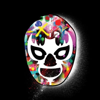 Mask 55 by Morgan Paslier multi panel art