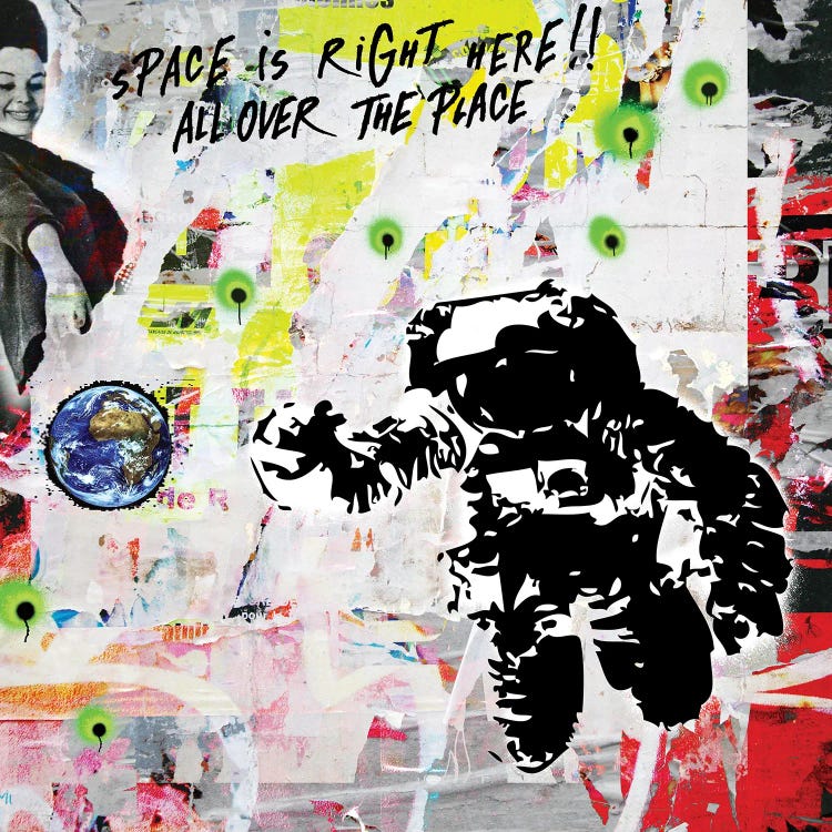 Space Is Right There by Morgan Paslier wall art