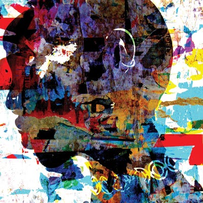 Face Me by Morgan Paslier canvas print