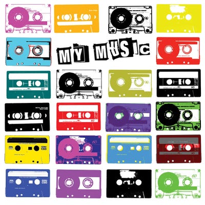 My Music by Morgan Paslier canvas print