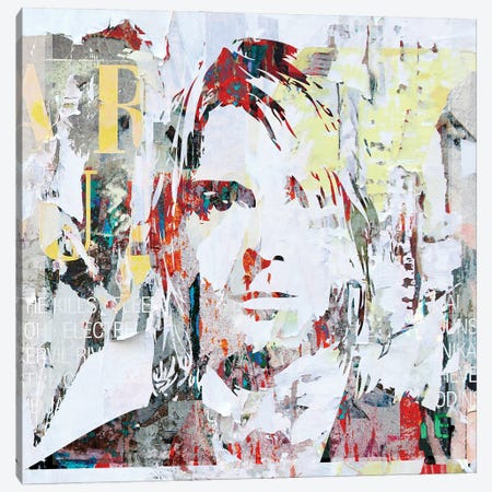 Kurt Cobain Canvas Print #MPS23} by Morgan Paslier Canvas Wall Art