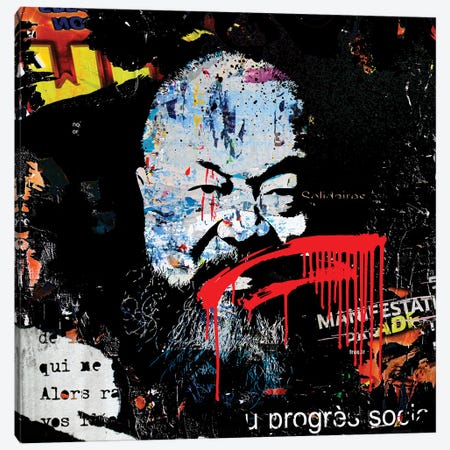 Ai Weiwei Canvas Print #MPS25} by Morgan Paslier Art Print