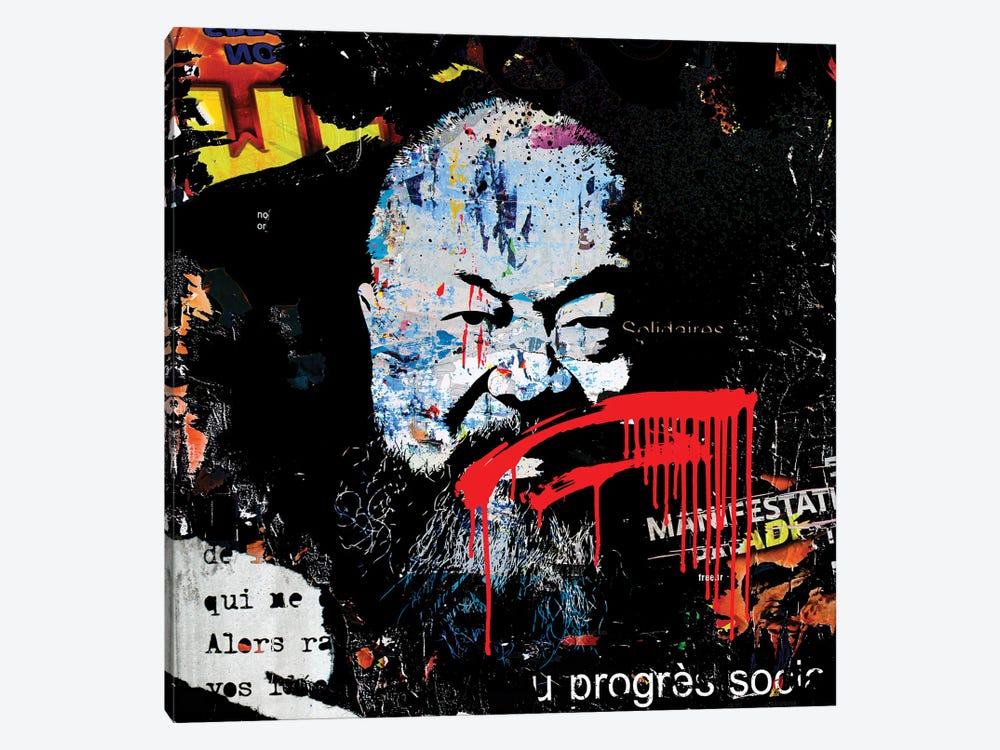 Ai Weiwei by Morgan Paslier 1-piece Canvas Art Print