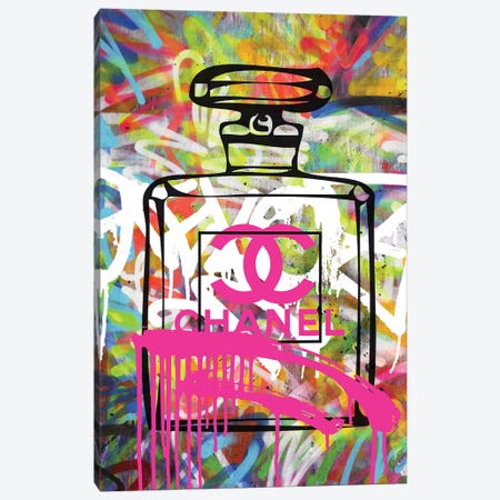 Chanel 5 Canvas Print #MPS29} by Morgan Paslier Canvas Art