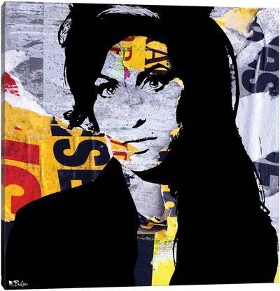 Amy Winehouse I Canvas Art Print - Morgan Paslier