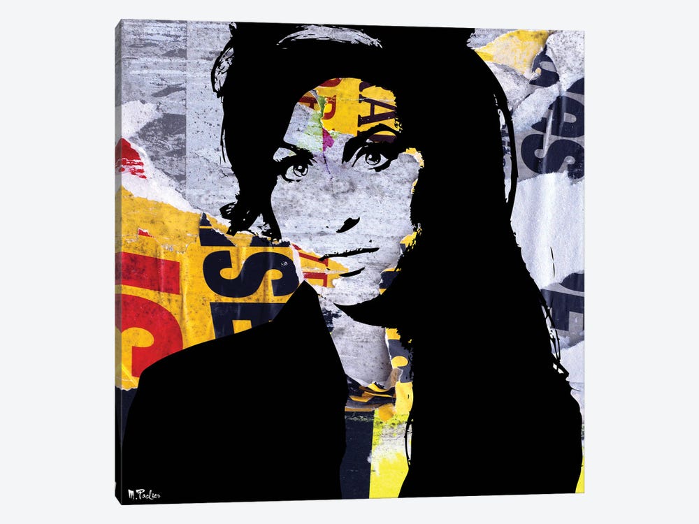 Amy Winehouse I by Morgan Paslier 1-piece Canvas Artwork