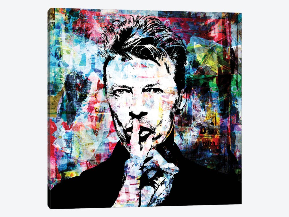 David Bowie by Morgan Paslier 1-piece Canvas Artwork