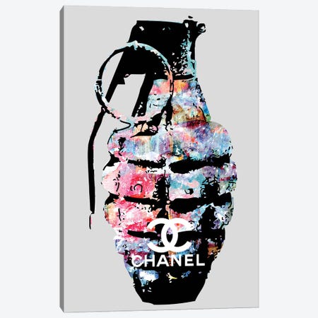 Grenade Chanel Canvas Print #MPS82} by Morgan Paslier Canvas Artwork