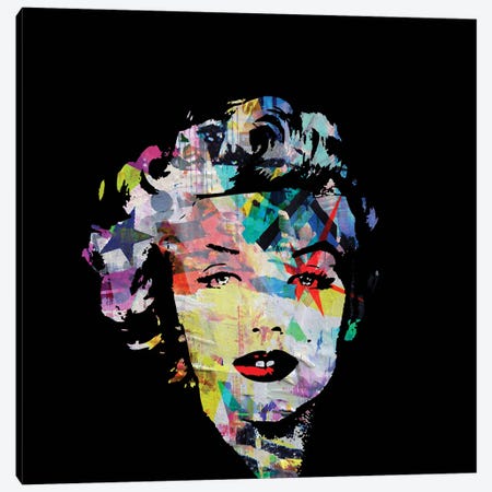 Marilyn Monroe I Canvas Print #MPS87} by Morgan Paslier Art Print
