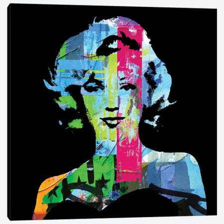 Marilyn Monroe II Canvas Print #MPS88} by Morgan Paslier Canvas Wall Art