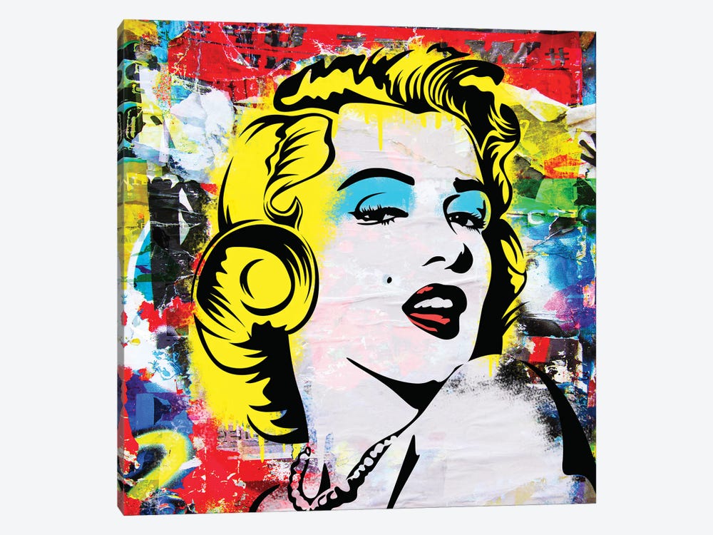 Marilyn And You by Morgan Paslier 1-piece Canvas Art