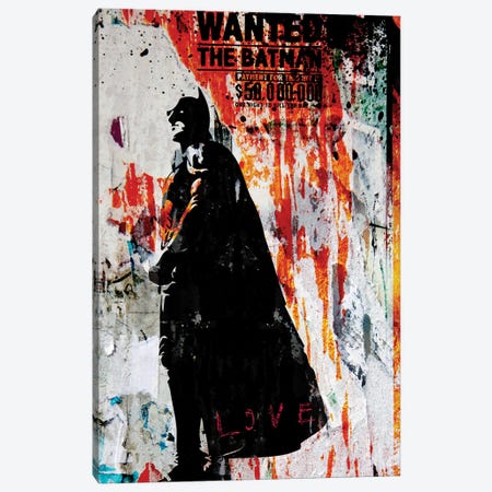The Batman Canvas Print #MPS95} by Morgan Paslier Canvas Wall Art
