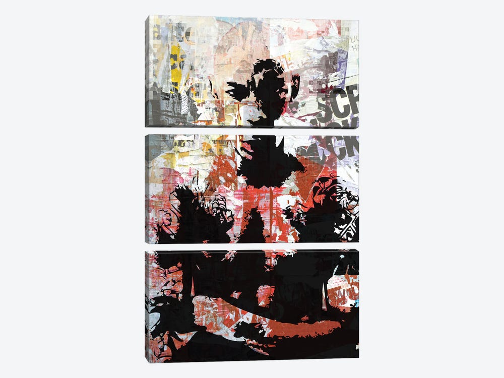 Tricky by Morgan Paslier 3-piece Canvas Print