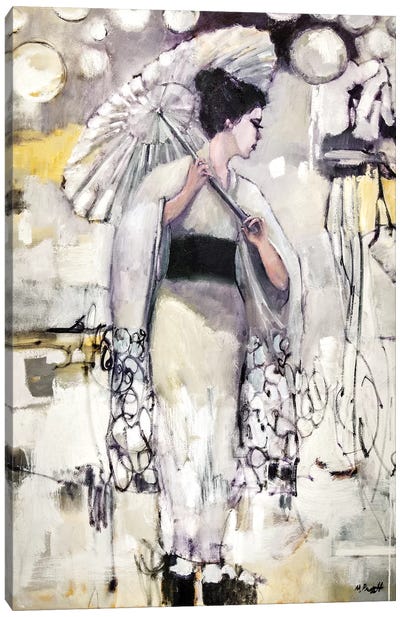 Geisha Atmosphere Canvas Art Print - Mary Pratt