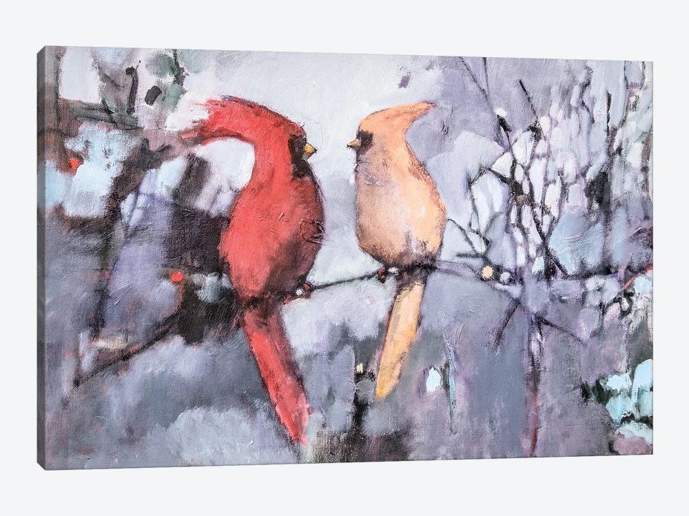 Winter Birds by Mary Pratt 1-piece Art Print