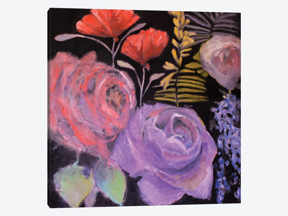 Outspoken Floral by Mary Pratt 1-piece Canvas Print