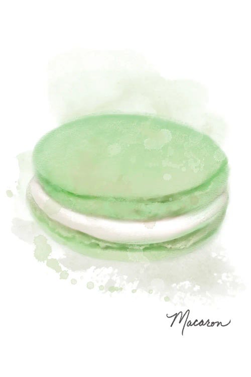 Dessert Macaron Green