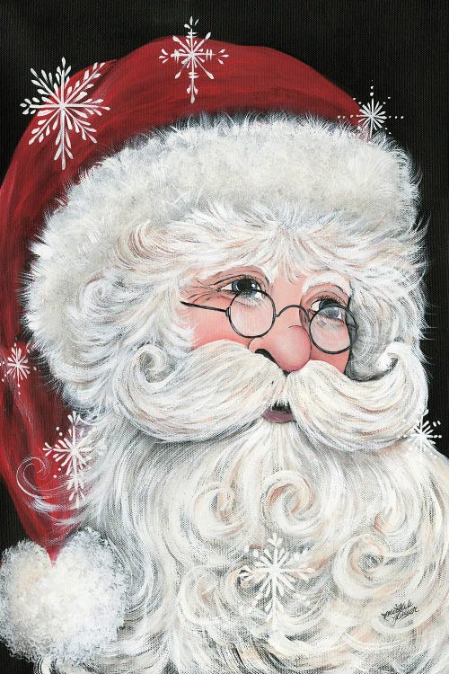 Old Tyme Santa by Michele Musser canvas print