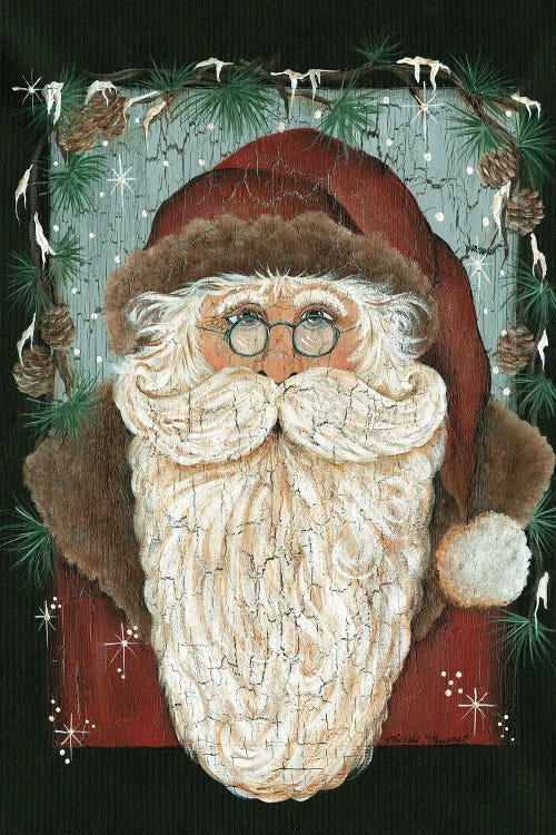 Old World St. Nick by Michele Musser canvas print