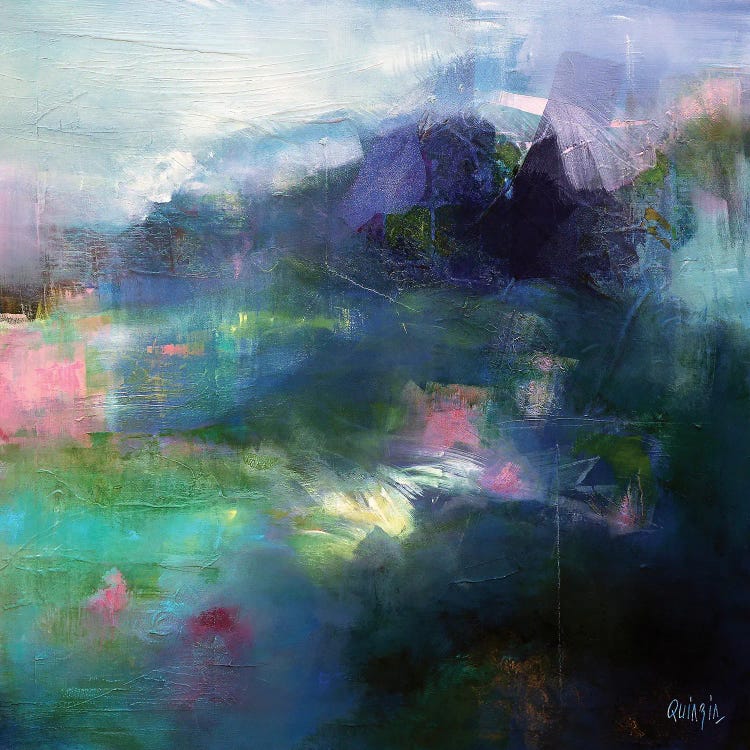 At The Edge of a Lake by Marianne Quinzin wall art