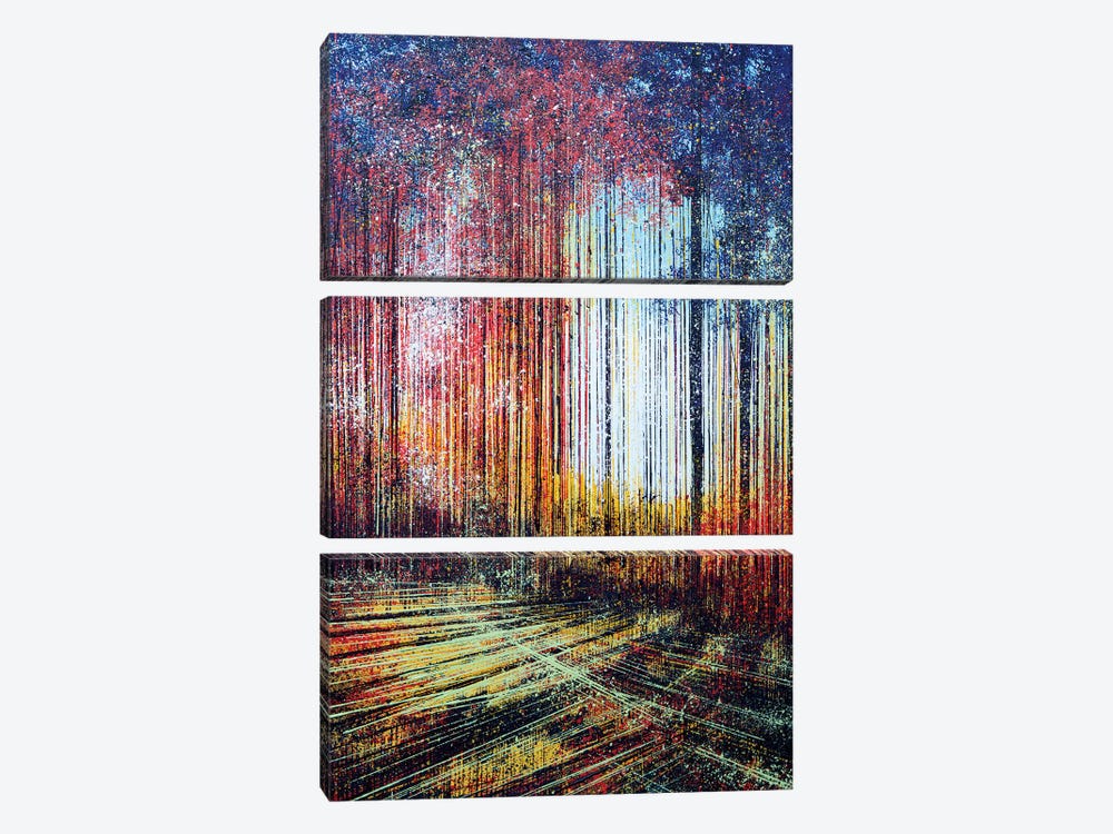 Sunlight Through The Trees by Marc Todd 3-piece Canvas Wall Art