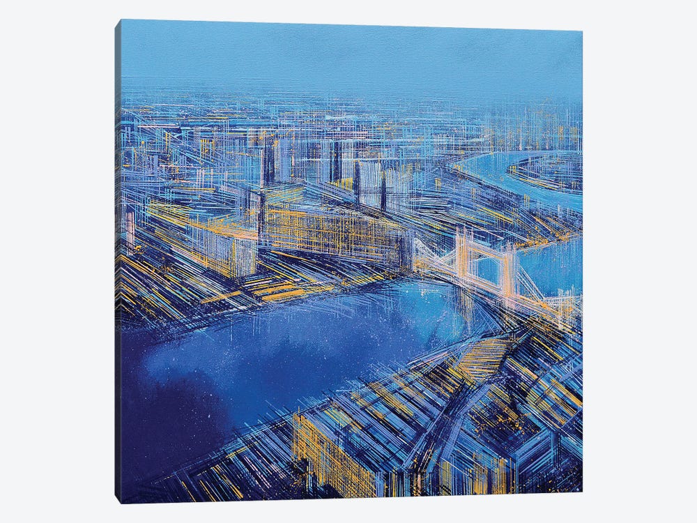 The Blue City by Marc Todd 1-piece Art Print