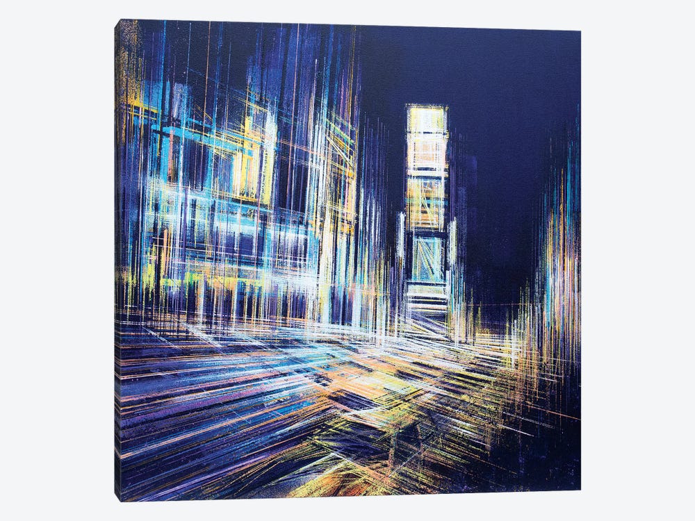 Times Square At Midnight by Marc Todd 1-piece Canvas Art