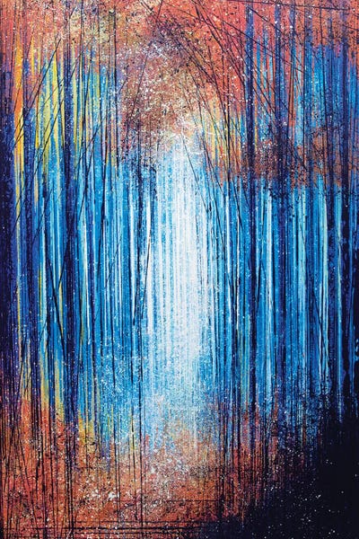 Vivid Light Through Trees by Marc Todd framed wall art