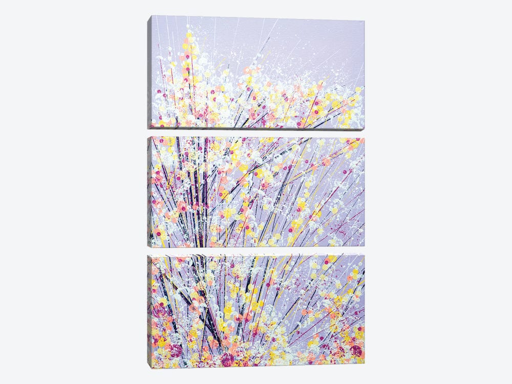 Blossom Under A Lilac Sky 3-piece Art Print