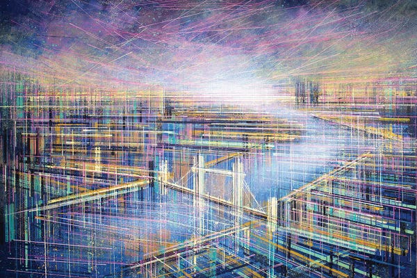 Industrial Office: A Bright Night In London by Marc Todd