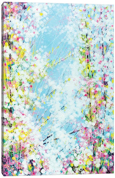 Blossom With A Soft Blue Sky Canvas Art Print