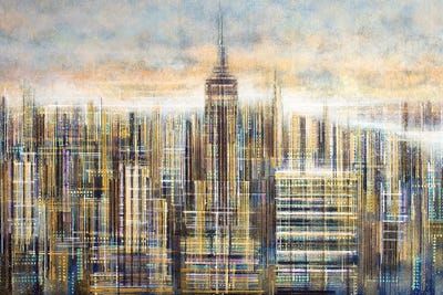 New York At Dusk by Marc Todd framed wall art