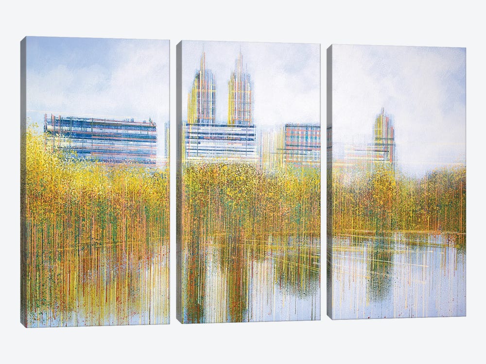 Autumn In New York by Marc Todd 3-piece Art Print