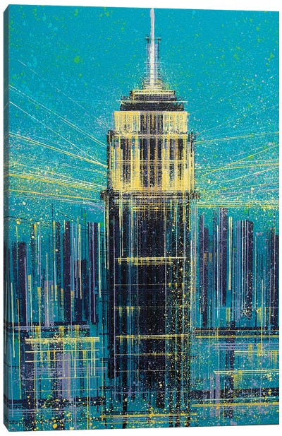 New York - The Empire State Building Canvas Art Print - Marc Todd