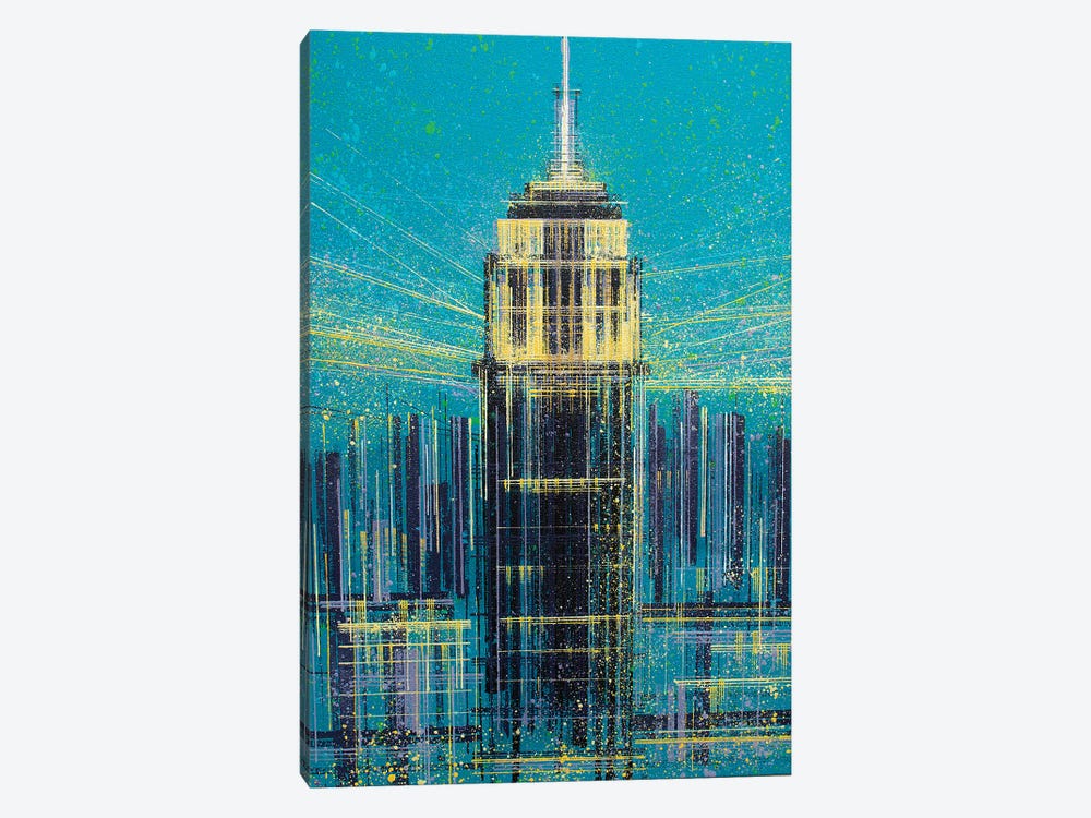 New York - The Empire State Building 1-piece Canvas Artwork