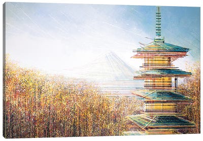 Autumn In Tokyo Canvas Art Print