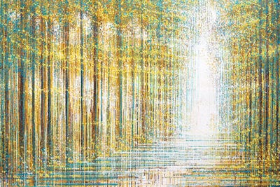 Autumn Trees Composition by Marc Todd framed wall art