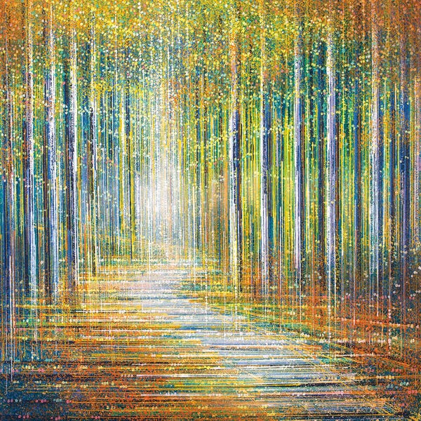 Marc Todd: Summer Forest At Sunset by Marc Todd