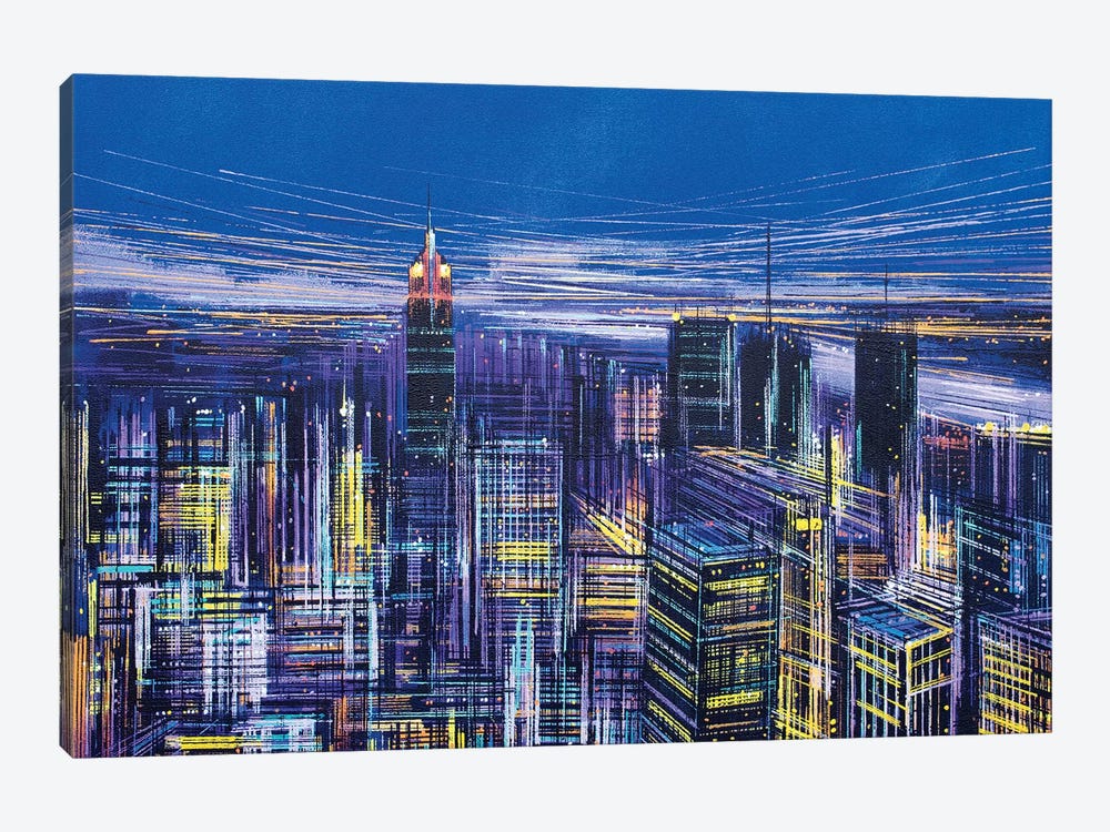 New York, New York! by Marc Todd 1-piece Canvas Wall Art