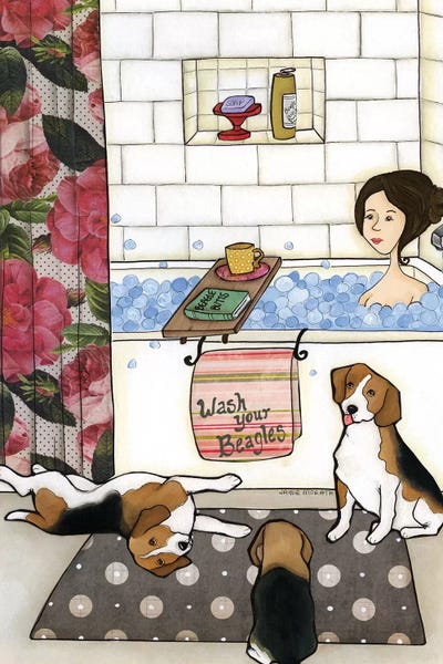 Beagles: Wash Your Beagles by Jamie Morath